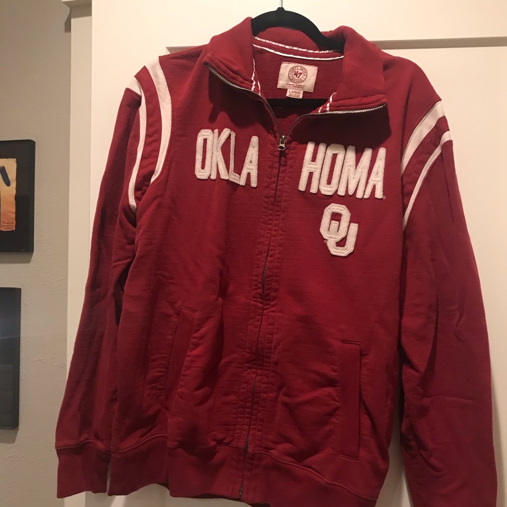Vintage style OU Sooners Full-zip Jacket - size L